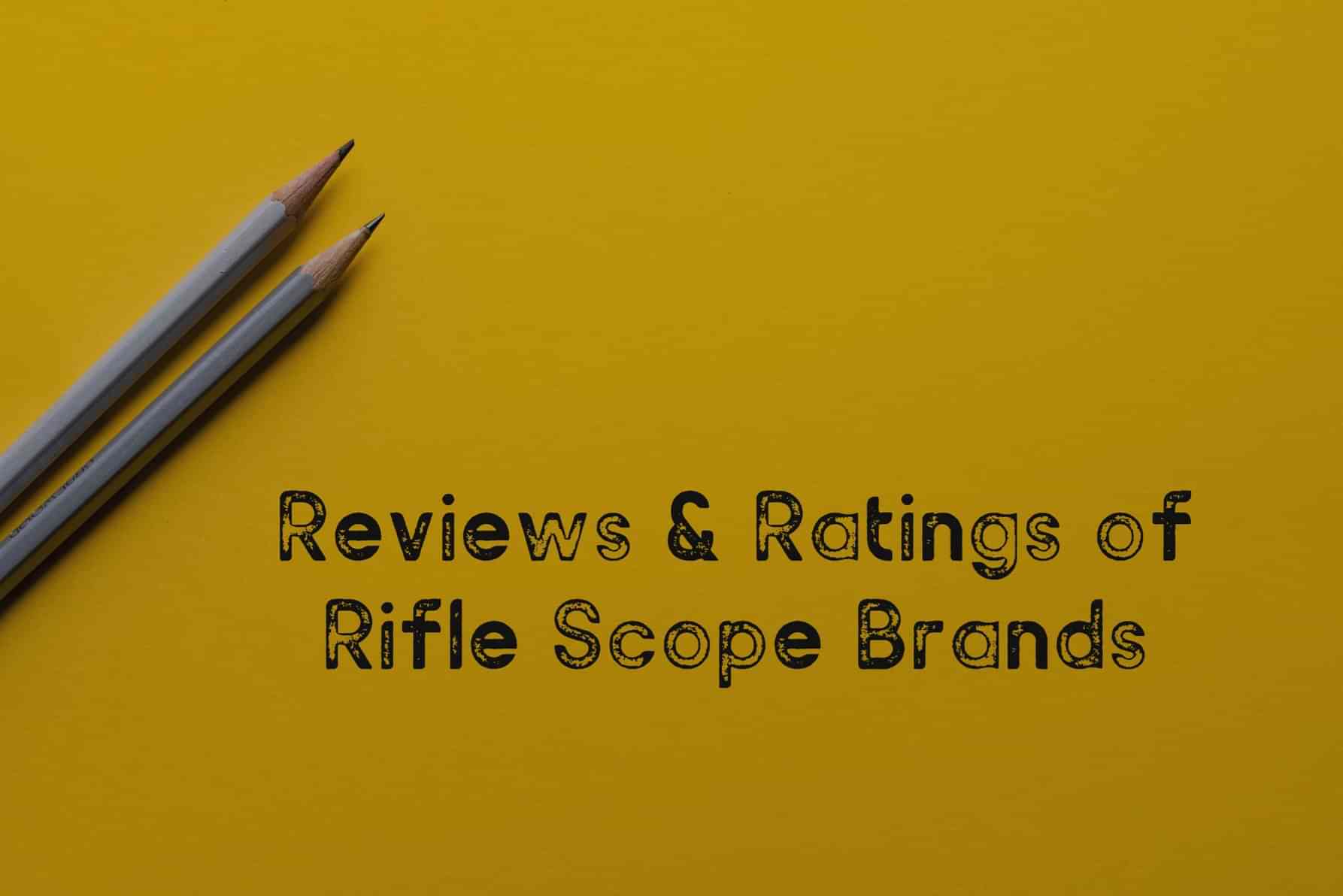 rifle scope brands